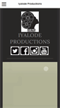 Mobile Screenshot of iyalodeproductions.com