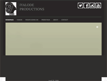 Tablet Screenshot of iyalodeproductions.com